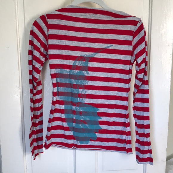 Long sleeve striped top - Picture 3 of 3